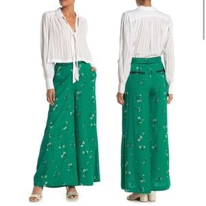 Free people Bennie floral wide leg pant 2